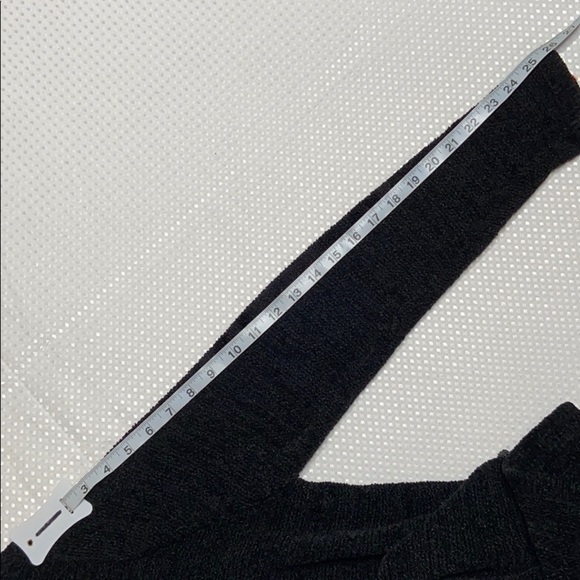 Black Chenille Top with Beaded Rope Detail Talbots - Picture 3 of 8